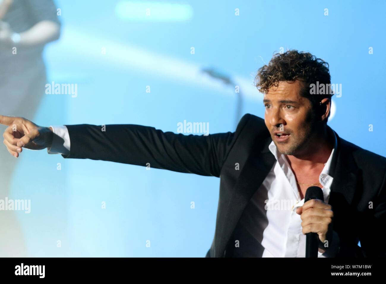 Marbella, Spain. 07th Aug, 2019. David Bisbal concert in Marbella on Tuesday 07 August 2019 Credit: CORDON PRESS/Alamy Live News Stock Photo