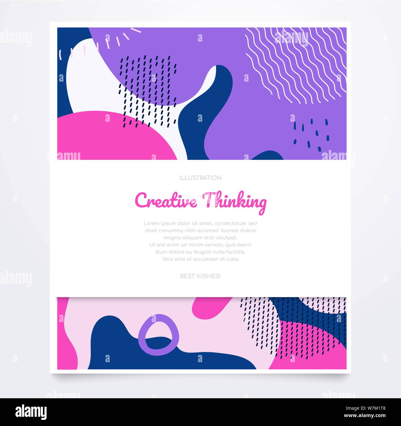 Purple white banner copy Stock Vector Images Alamy