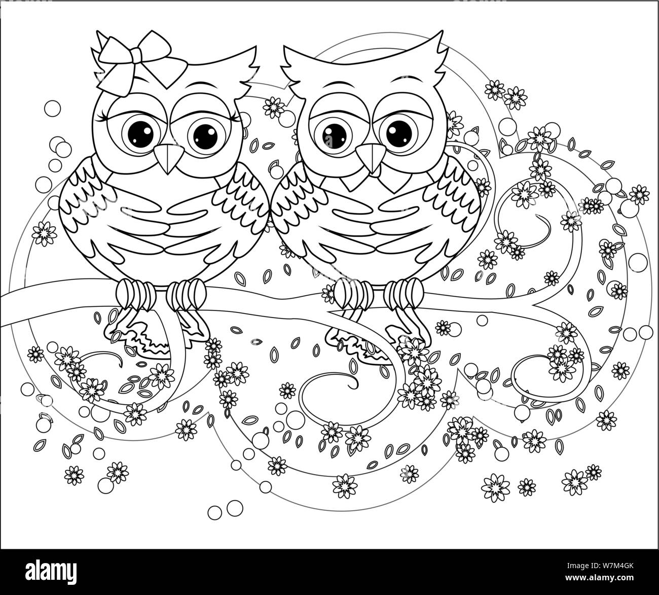 Coloring book for adult and older children. Coloring page with ...