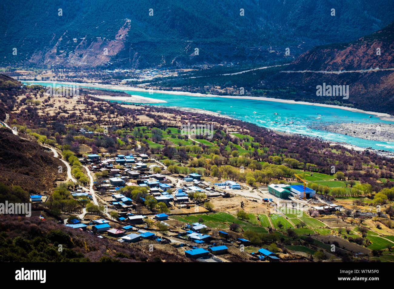 FILEAerial view of the Yarlung Tsangpo Grand Canyon or Yarlung