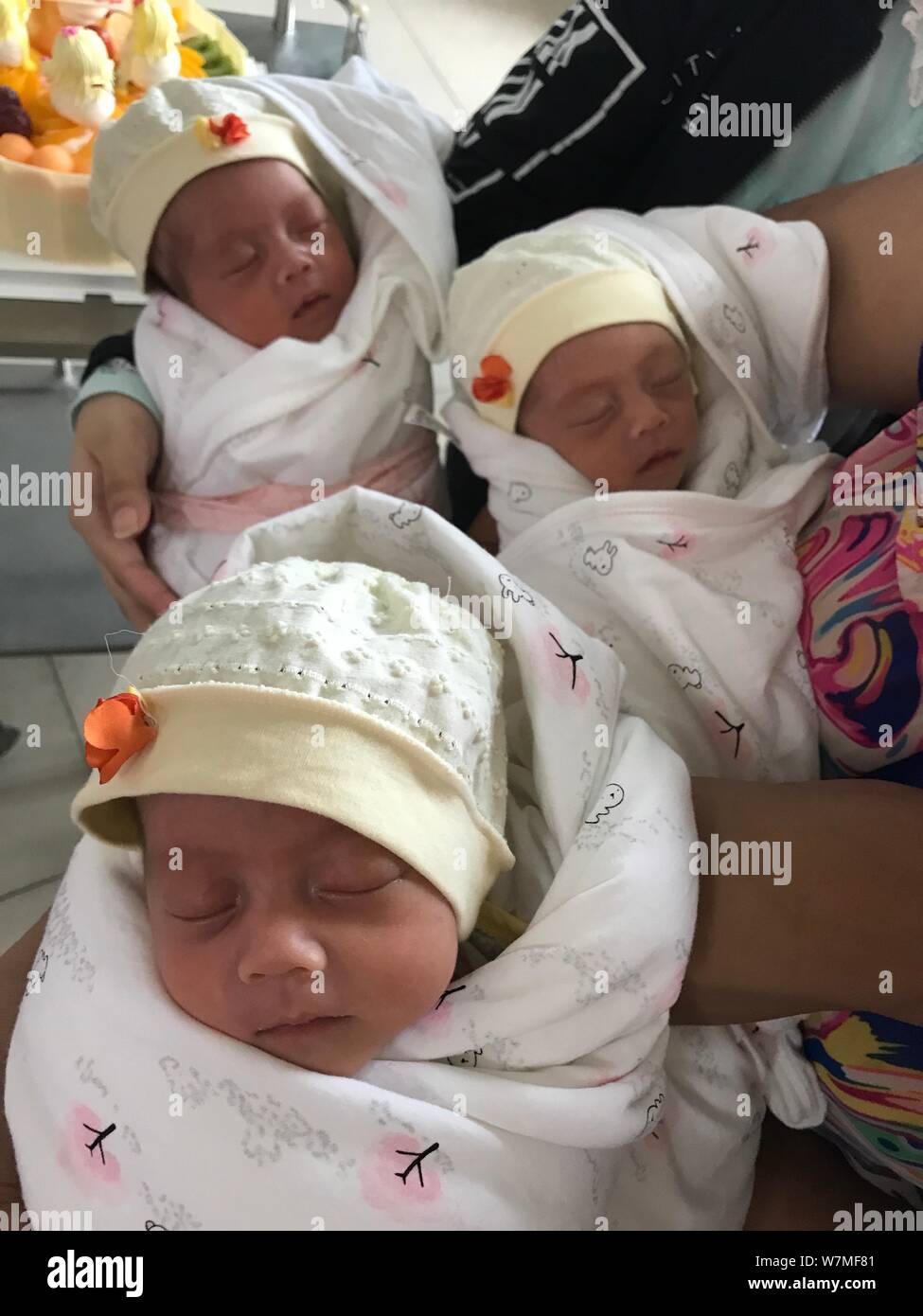 Identical triplets hi res stock photography and images Alamy