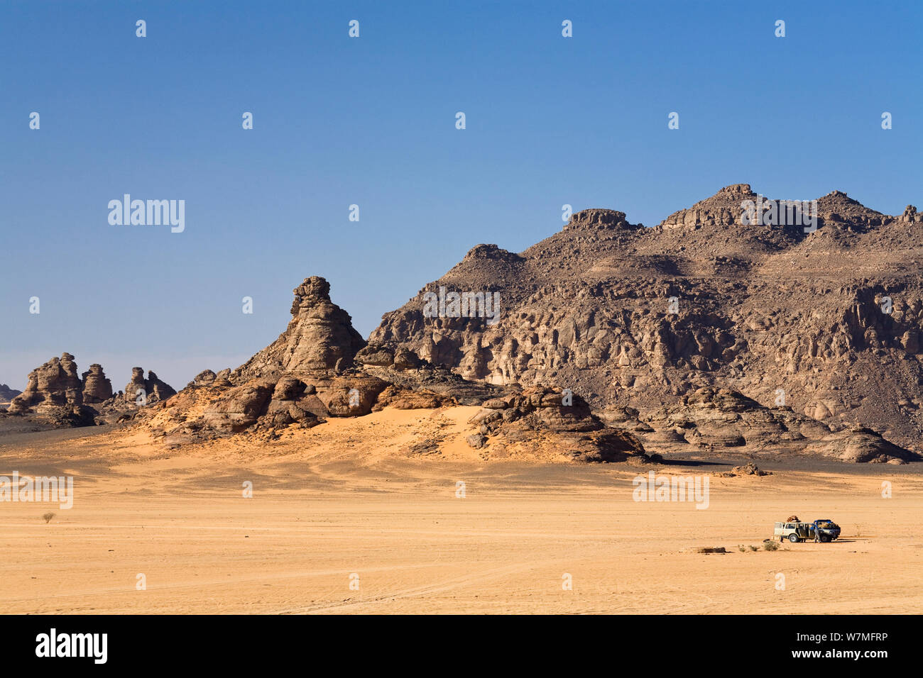 Akakus Mountains, Libya, Sahara, North Africa, November 2007 Stock Photo