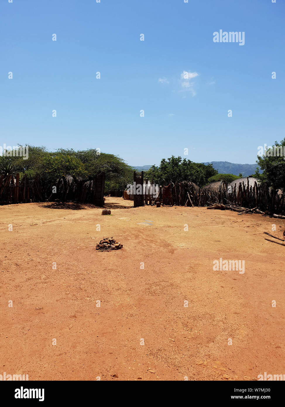 Shakaland Zulu Cultural Village, Eshowe, Kwazulu Natal, South Africa Stock Photo