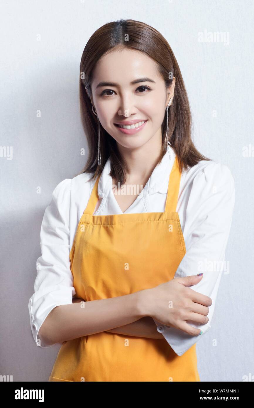 Taiwanese singer Jolin Tsai poses for portrait photos during an