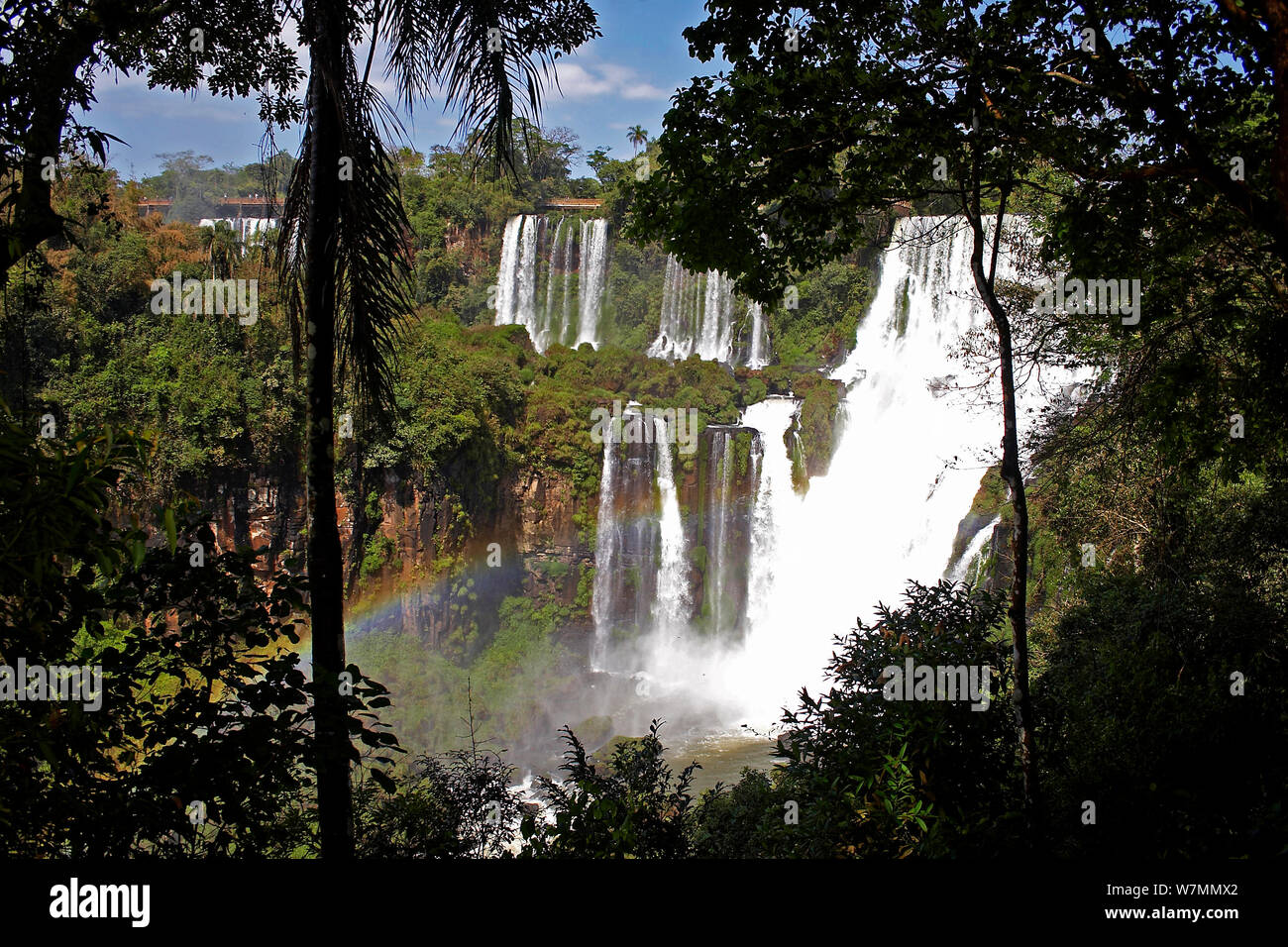 Iguazu waterfalls, Iguacu National Park, Argentina. October 2008. Stock Photo