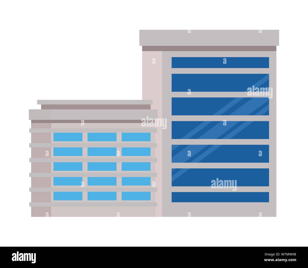 Office buildings and real estates Stock Vector Image & Art - Alamy