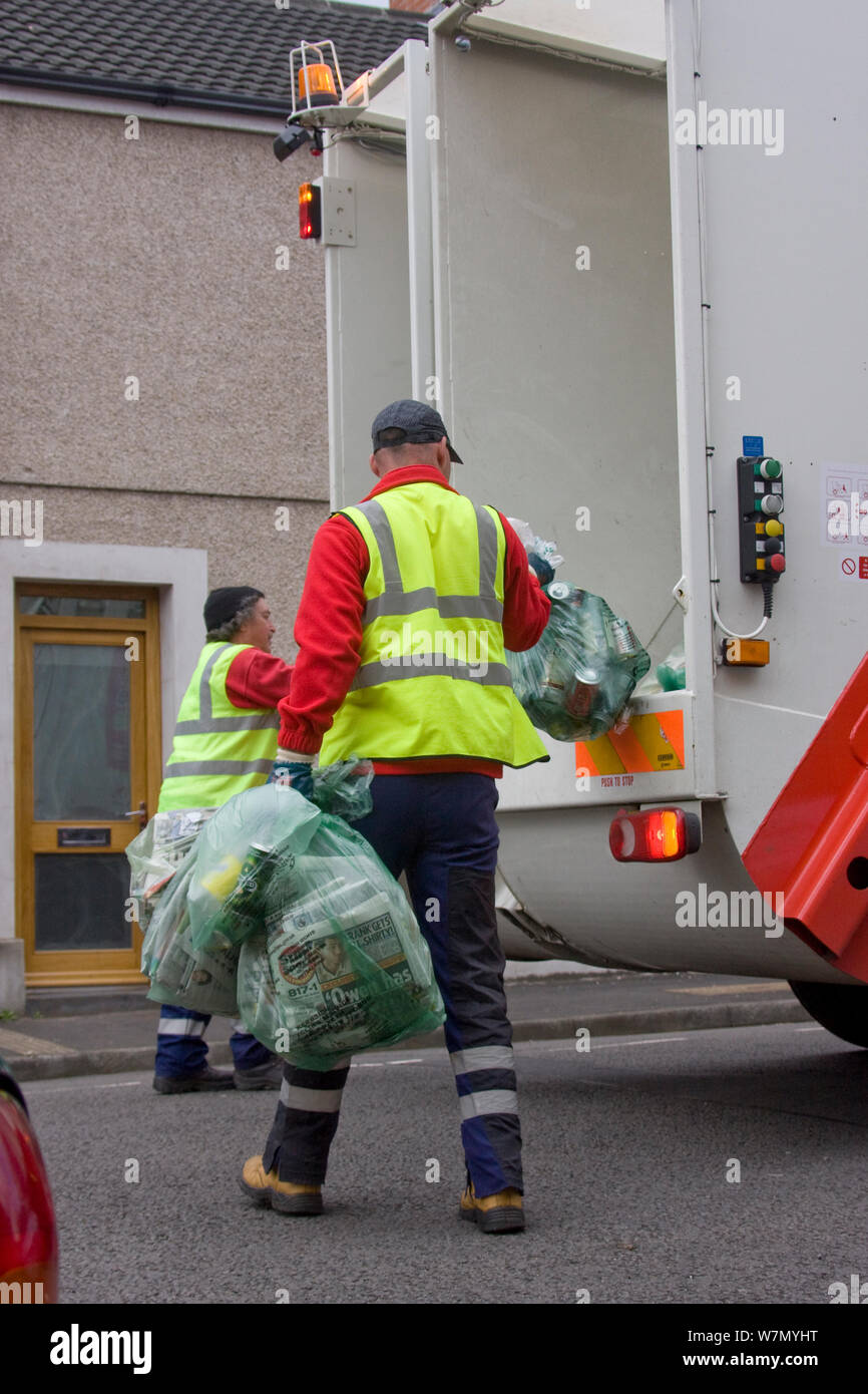 Council recycling hires stock photography and images Alamy
