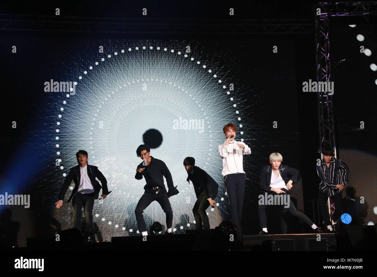 Bap Members Members of South Korean boy group B.A.P attend a launch event for the ...