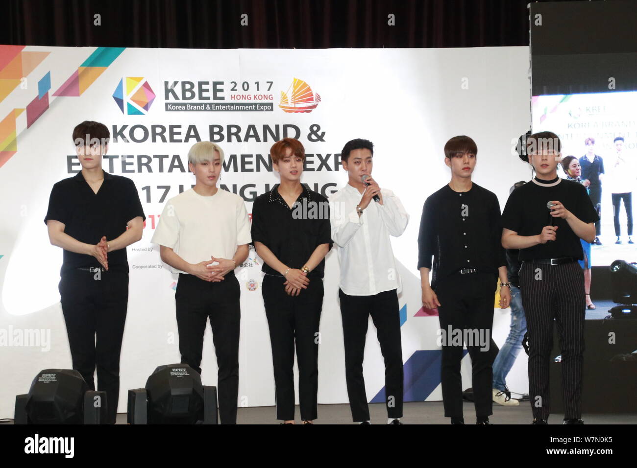 Bap Members Members of South Korean boy group B.A.P attend an autograph signing ...