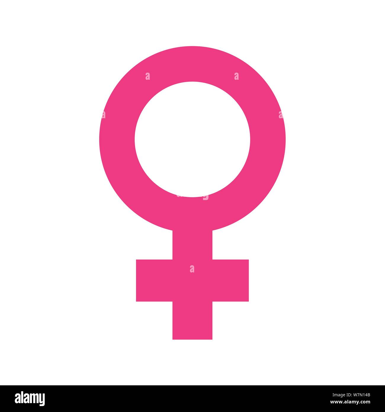 female gender symbol pop art style vector illustration design Stock Vector  Image & Art - Alamy