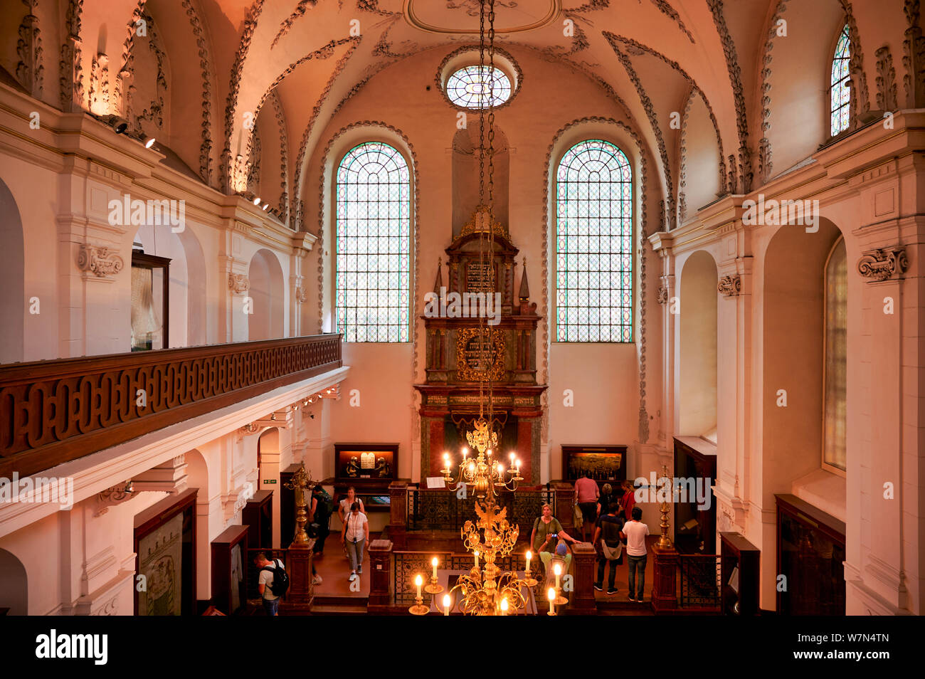 Prague Czech Republic. The Klausen Synagogue Stock Photo - Alamy