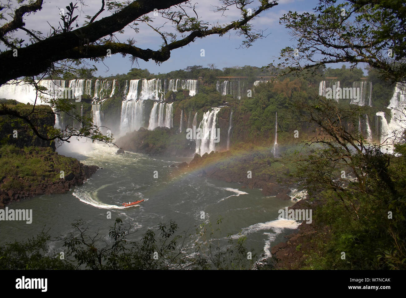 Iguazu waterfalls, Iguacu National Park, Argentina. UNESCO World Heritage Site, October 2008 Stock Photo