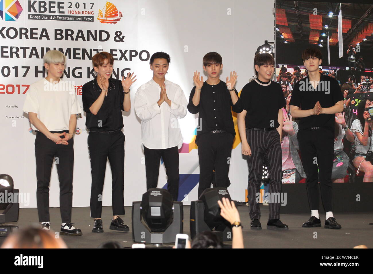 Bap Members Members of South Korean boy group B.A.P attend an autograph signing ...
