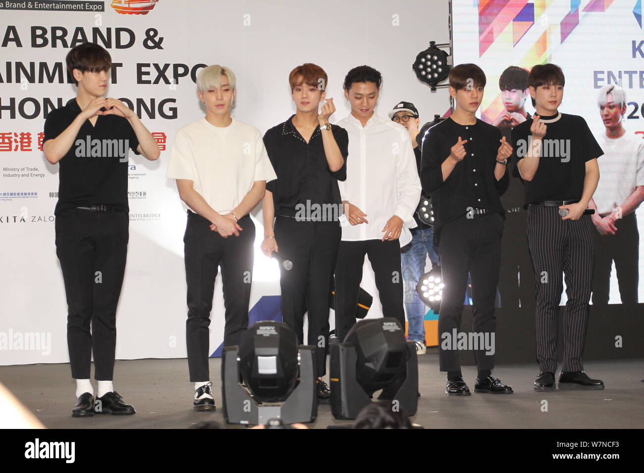 Bap Members Members of South Korean boy group B.A.P attend an autograph signing ...