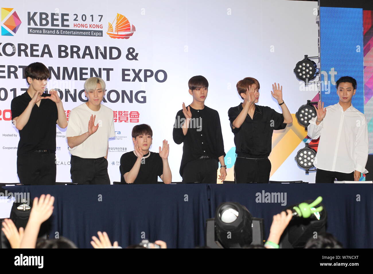 Bap Members Members of South Korean boy group B.A.P attend an autograph signing ...