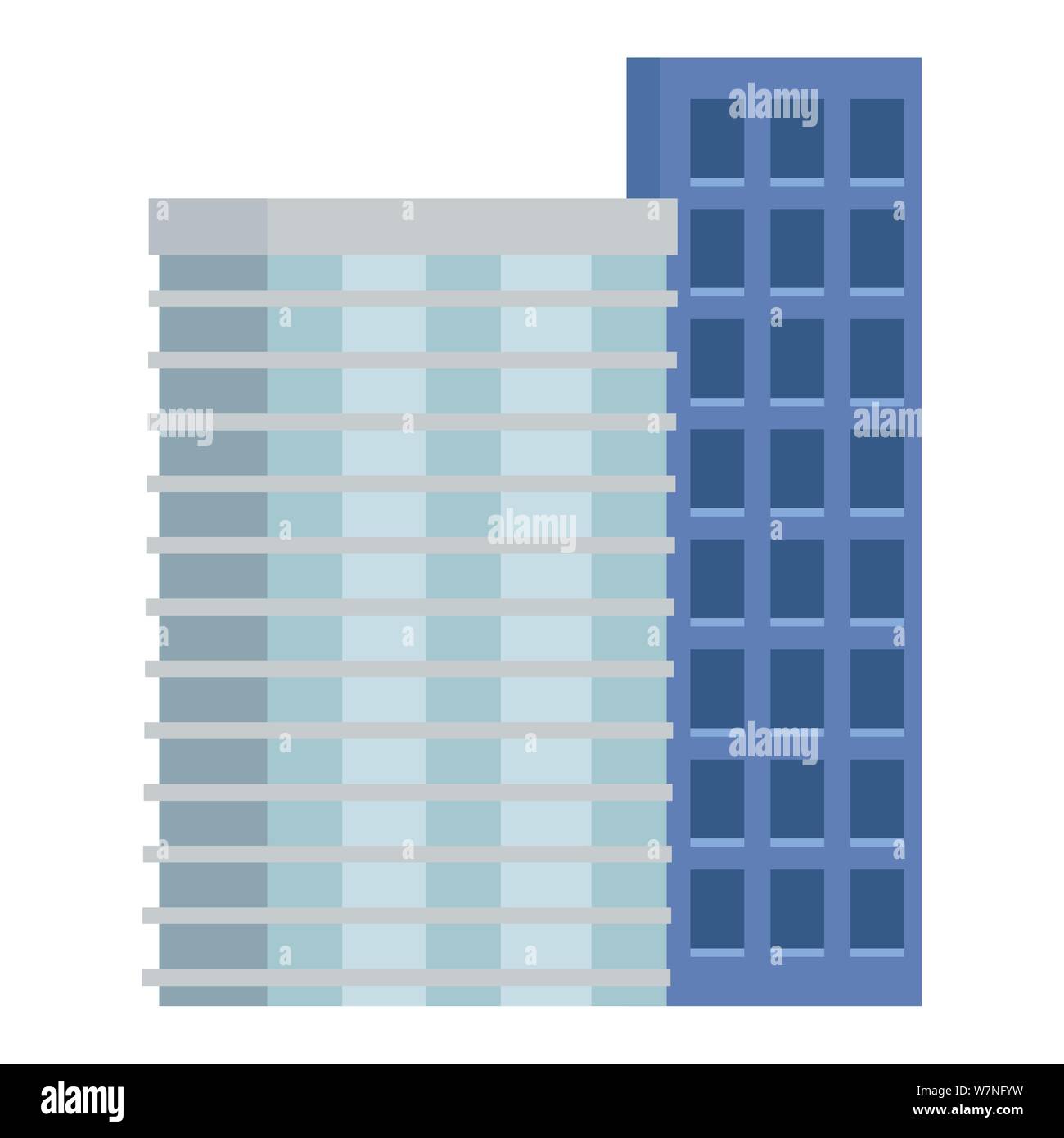 Office buildings and skyscraper real estates Stock Vector Image & Art ...