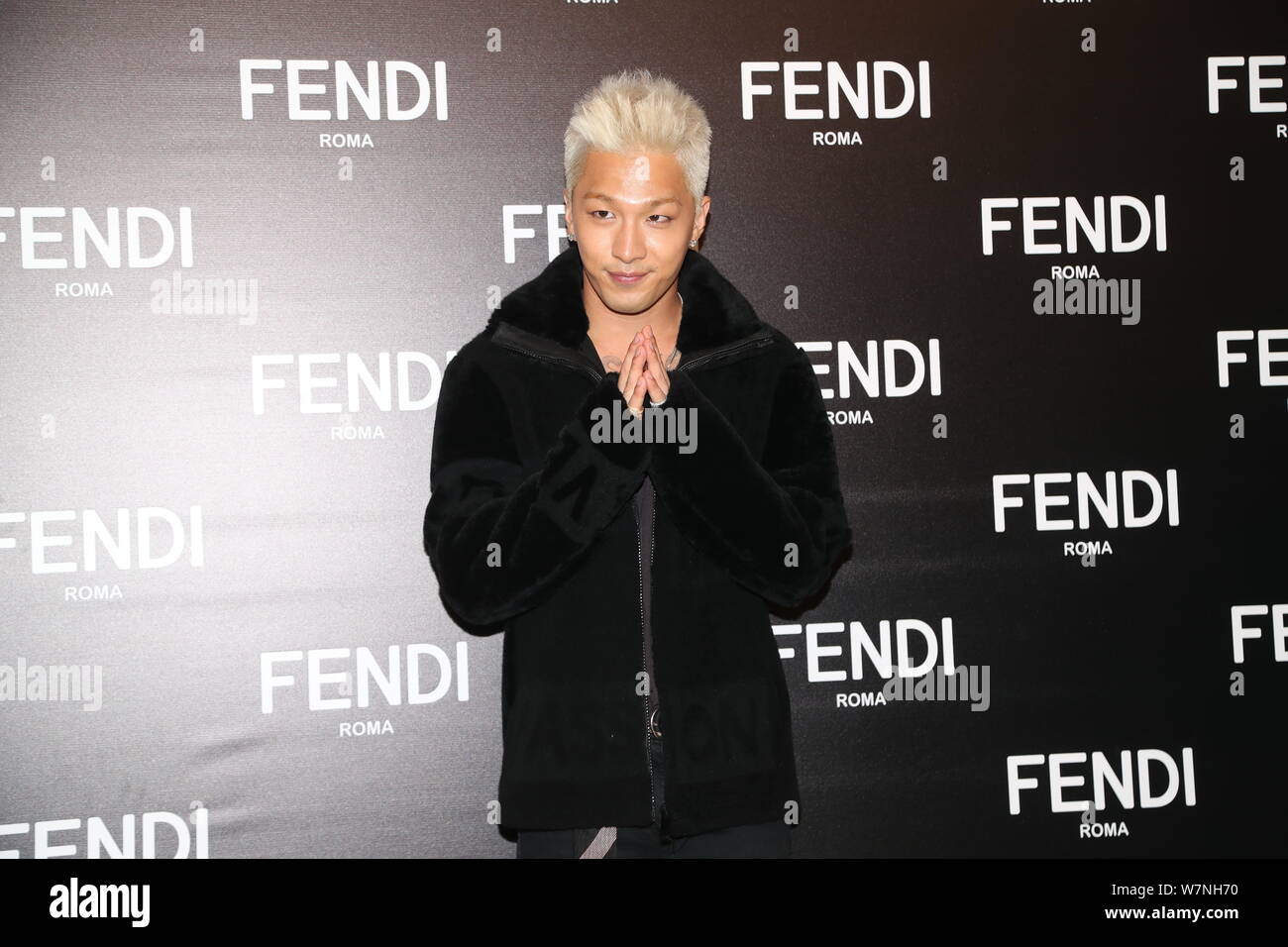 Dong Young-bae, better known by his stage name Taeyang or Sol, of South Korean boy band BigBang or Big attends promotional for Fendi in Stock Photo - Alamy