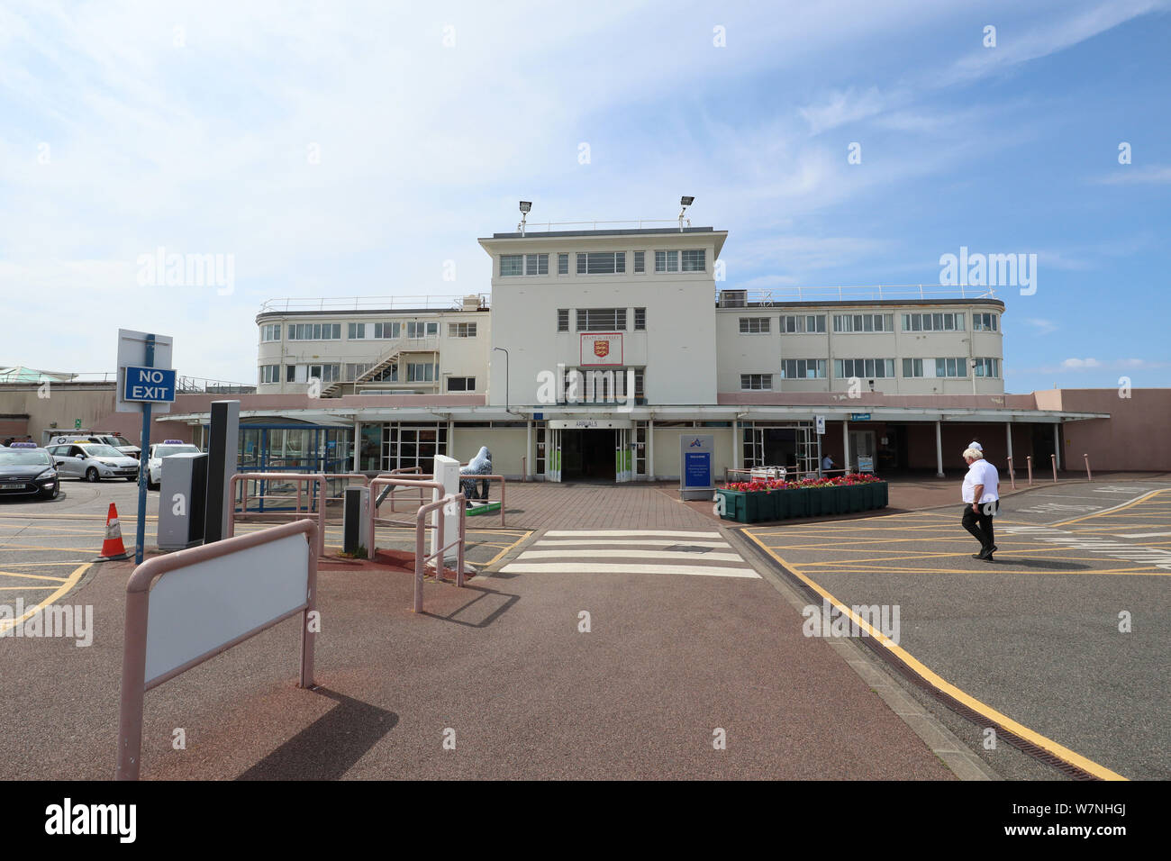 Jersey Airport, Jersey, Channel Islands, UK, 05 August 2019, Photo by  Richard Goldschmidt Stock Photo - Alamy