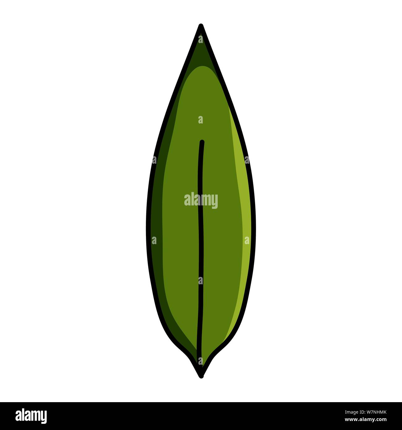 leaf plant garden nature icon vector illustration design Stock Vector ...