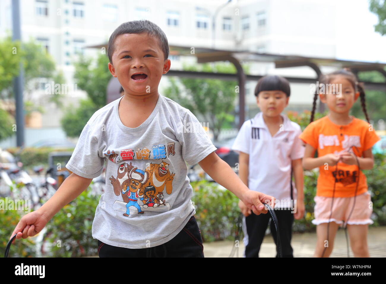 Nine-year-old boy Fan Xiaoqin, nicknamed “mini Jack Ma” for his