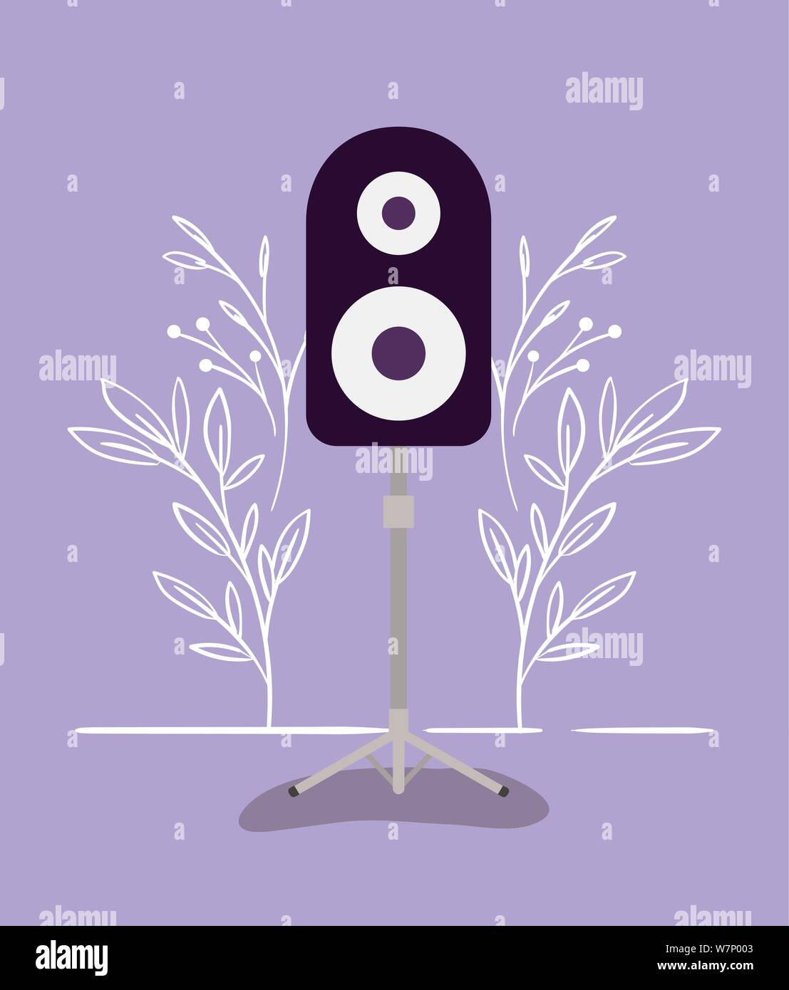 speaker audio sound isolated icon Stock Vector Image & Art - Alamy