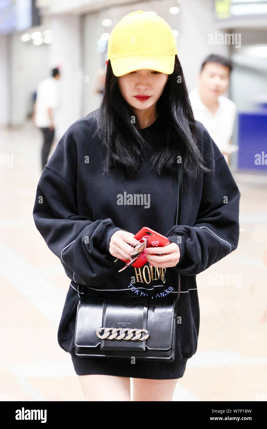 Chinese actress Yang Mi is pictured at the Beijing International