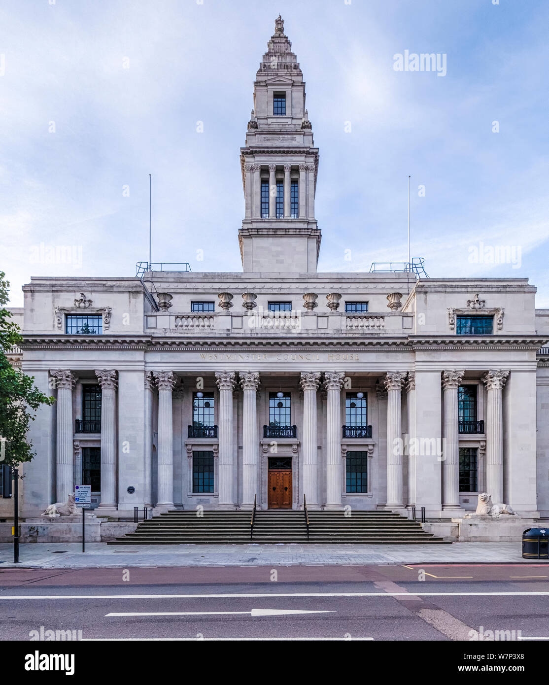 Westminster Town Hall, Marylebone Road, London Stock Photo