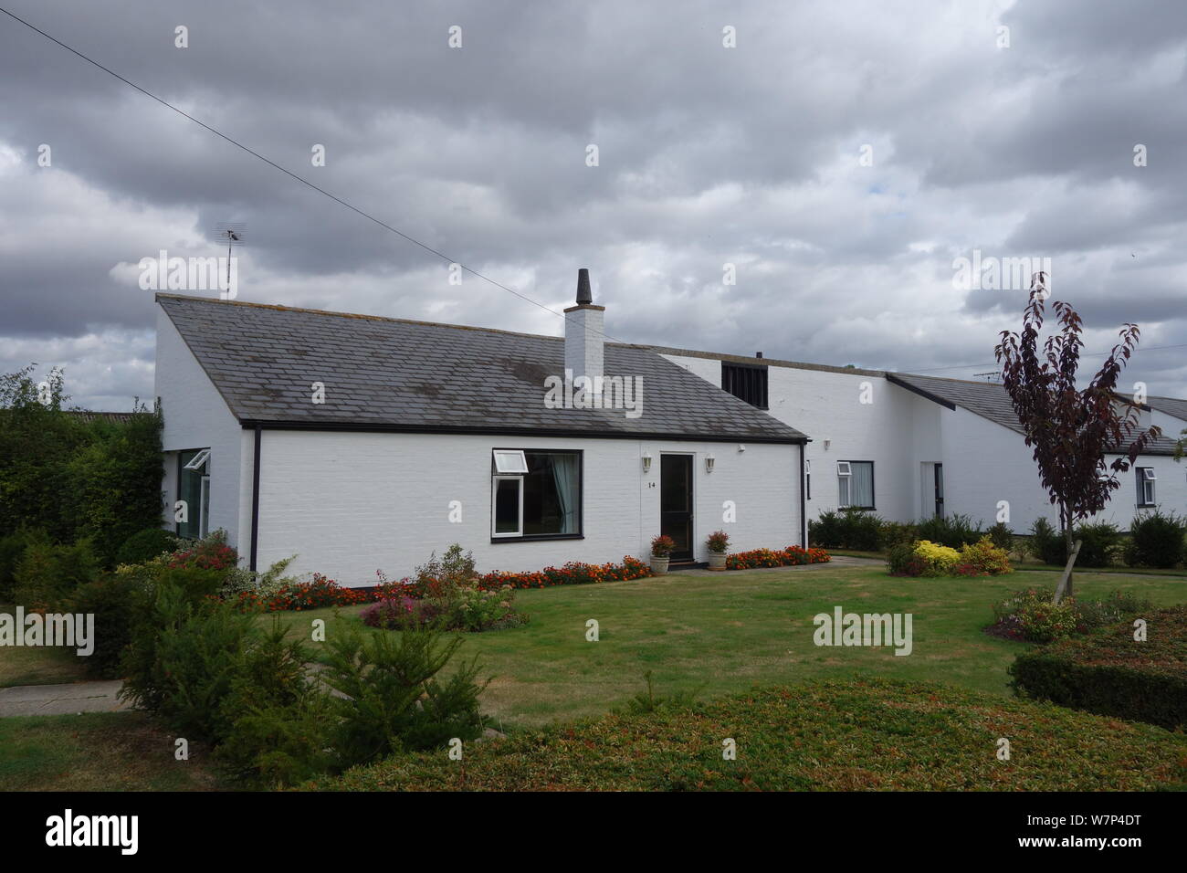 Rushbrooke estate village, Suffolk, rebuilt for Victor Rothschild 1950