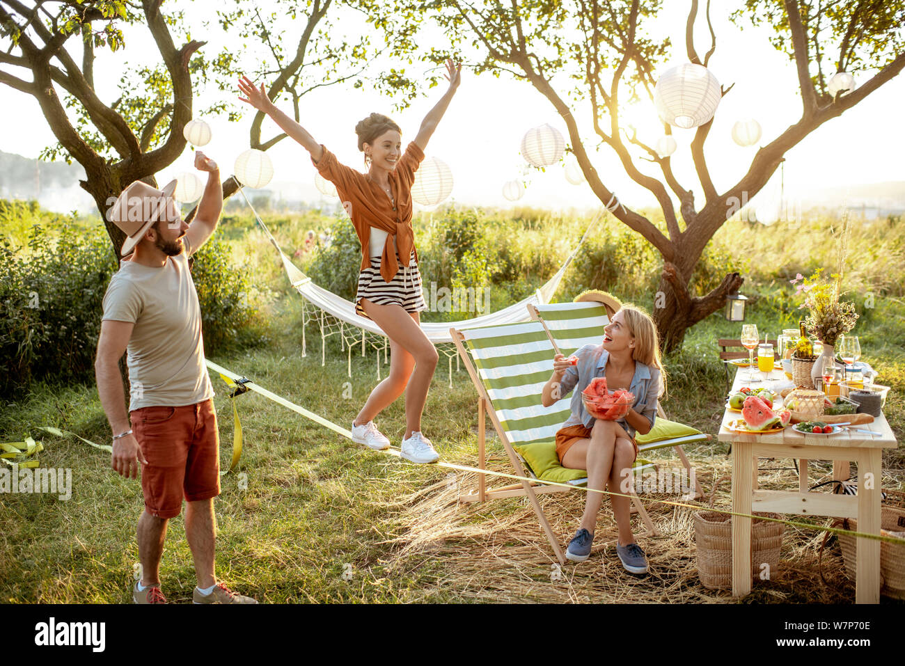 Slack Rope Walking Stock Photos Slack Rope Walking Stock Images