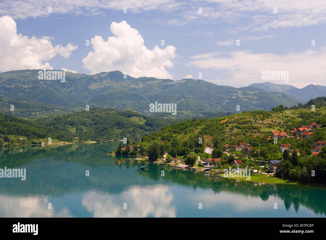 Lake Jablanicko near Sarajevo, Bosnia and Herzegovina, Balkans 2007 Stock Photo