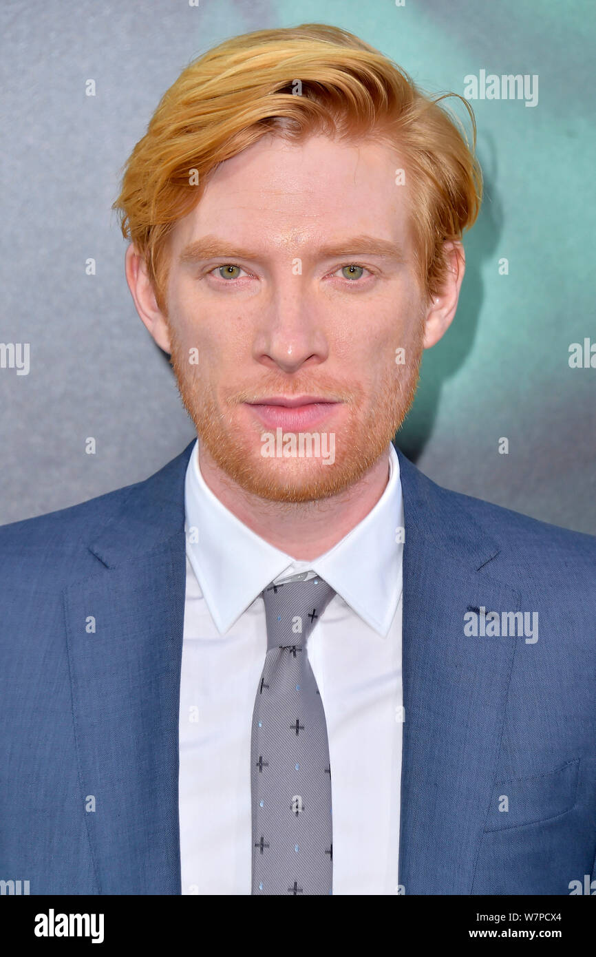 Los Angeles, USA. 05th Aug, 2019. Domhnall Gleeson at the world premiere of the movie 'The Kitchen: Queens of Crime' at the TCL Chinese Theater. Los Angeles, 05.08.2019 | usage worldwide Credit: dpa/Alamy Live News Stock Photo