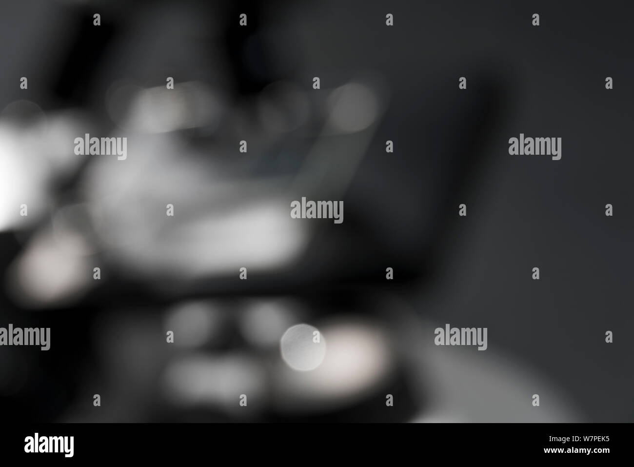blurred shot of a microscope, for backgrounds and overlays Stock Photo ...