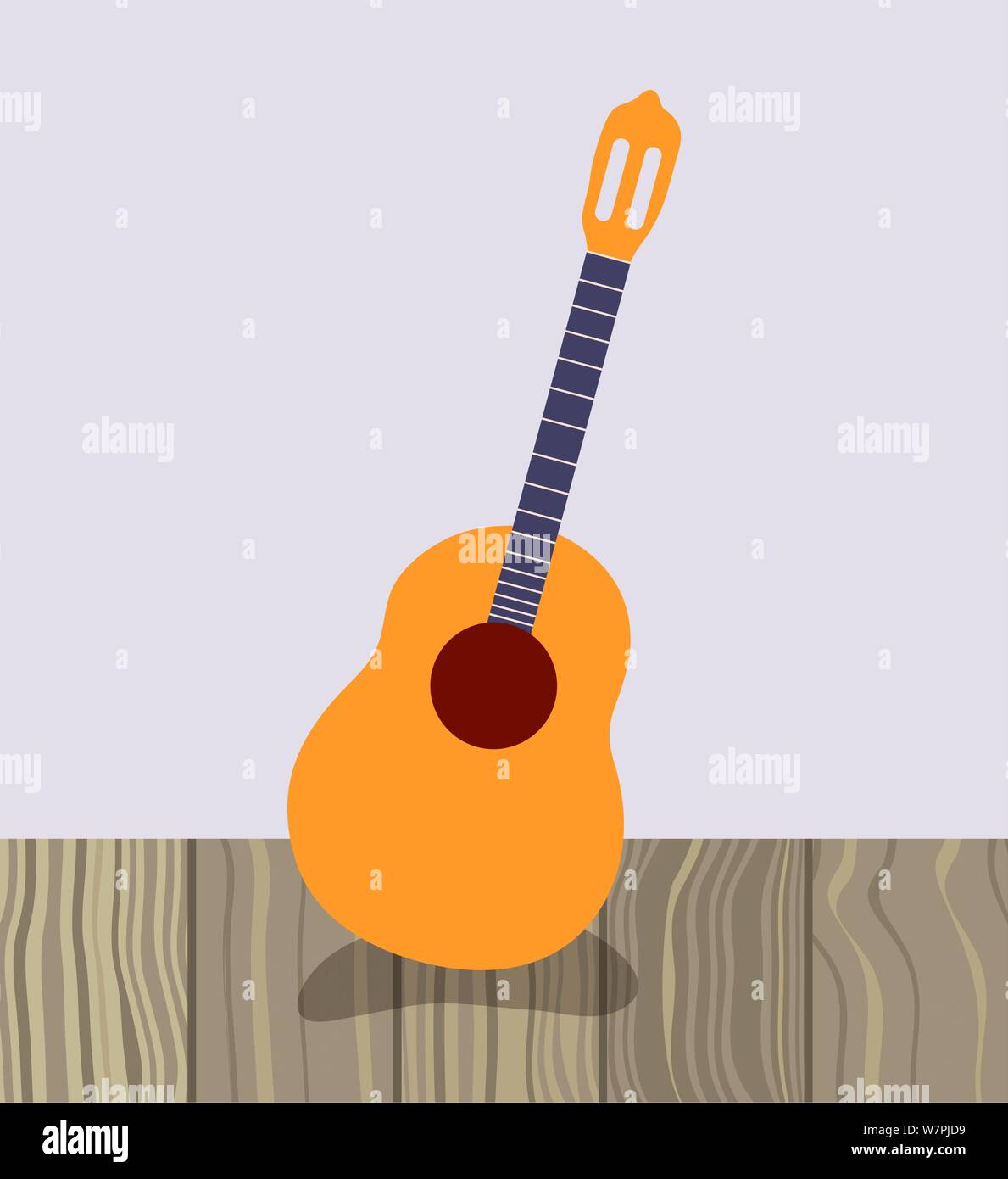 acoustic guitar instrument musical icon Stock Vector Image & Art - Alamy