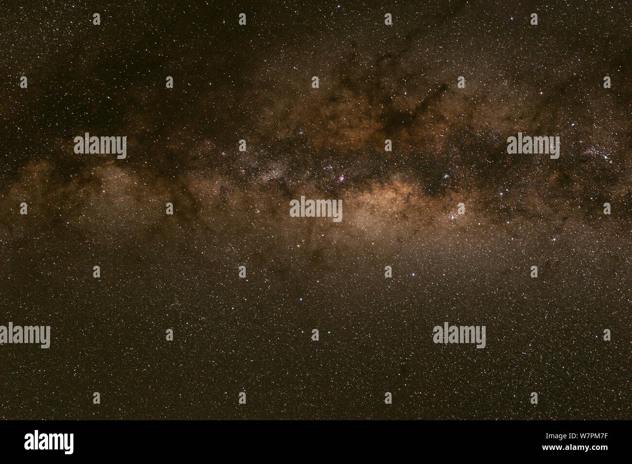 The Milky Way seen from the Australian Outback, Queensland, Australia Stock Photo