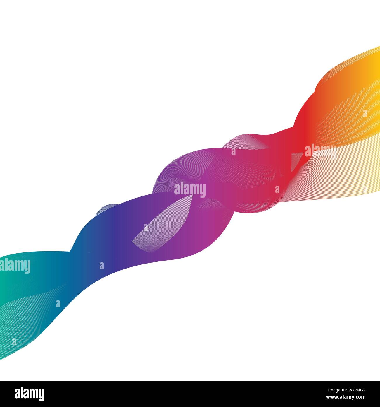 Abstract smooth color wave vector. Curve flow blue motion illustration ...