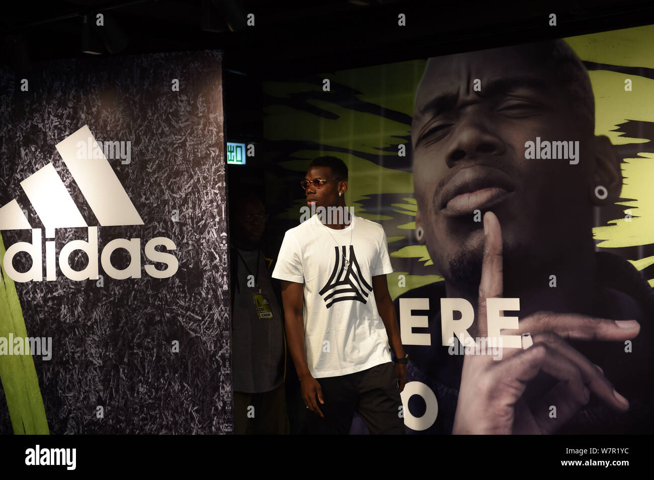 French football player Paul Pogba of English Premier League soccer club  Manchester United attends a promotional event for Adidas Tango League in  Hong Stock Photo - Alamy