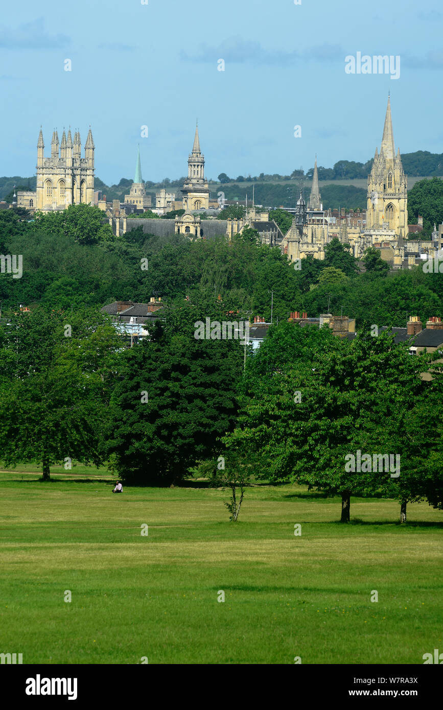 England, Oxford, Cowley Road, City of Spires, view of Oxford centre
