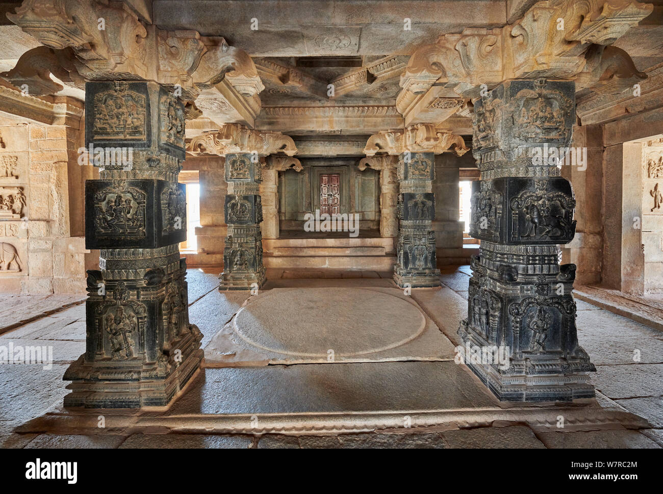 Hazara Rama temple, Hampi, UNESCO world heritge site, Karnataka, India Stock Photo