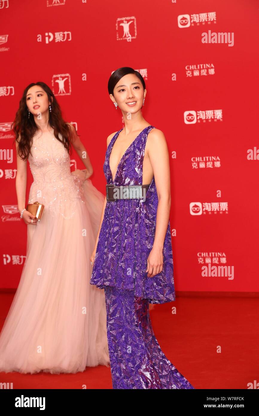 Taiwanese actress Gwei Lun-mei arrives on the red carpet for the