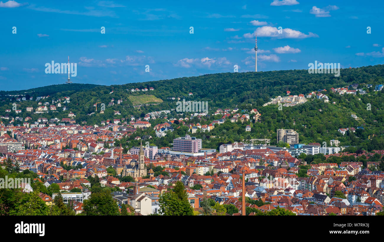 Valley basin with television tower hi-res stock photography and images ...