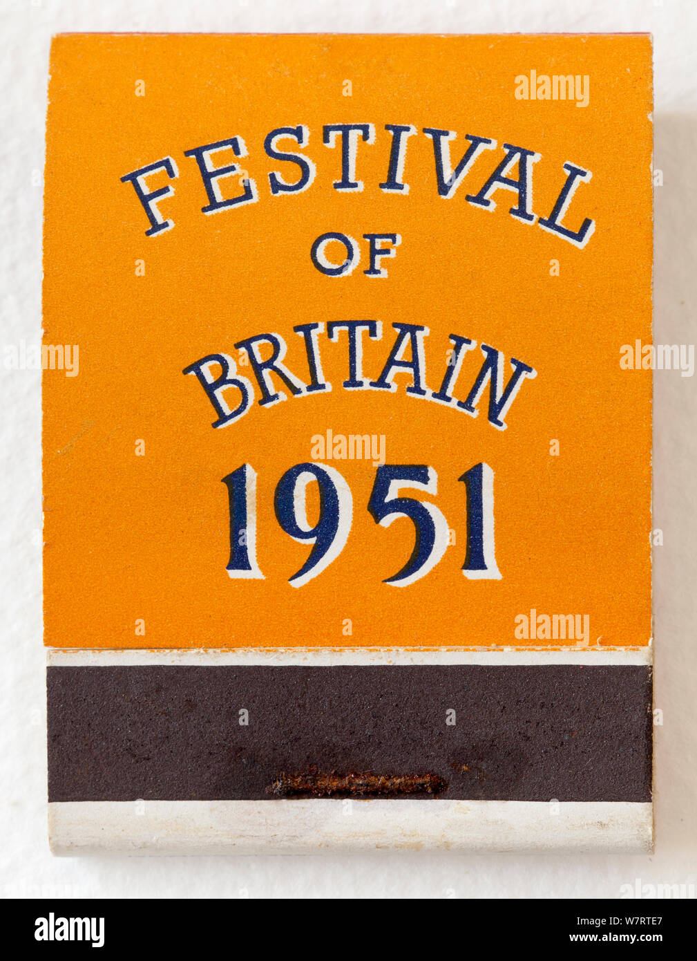 Vintage !951 Match Book Advertising the Festival of Britain Stock Photo