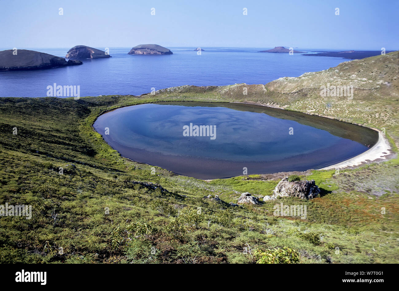 Tuff Cone Crater, Bainbridge Rocks, Santiago Island, Galapagos, Ecuador Stock Photo Alamy