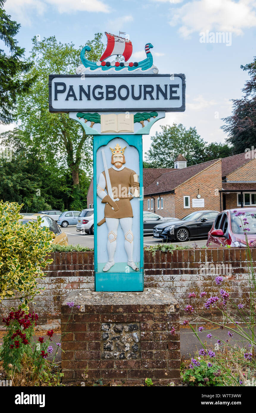 Pangbourne, a village in West Berkshire, UK Stock Photo