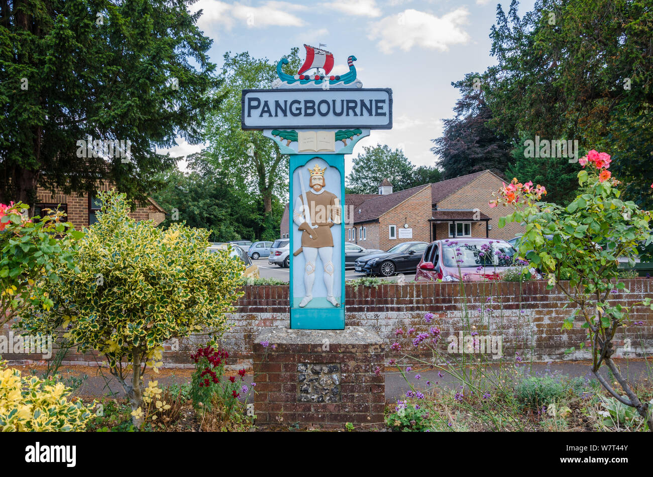 Pangbourne, a village in West Berkshire, UK Stock Photo