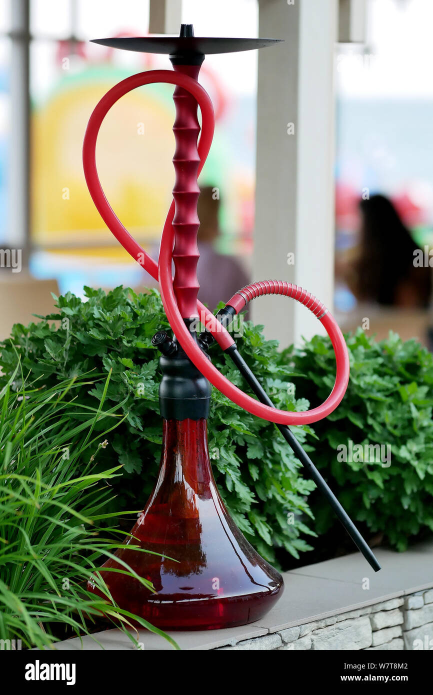 Red Turkish Hookah Shisha On Green Background Stock Photo Alamy Red Turkish Hookah Shisha On Green Background Stock Photo Alamy
