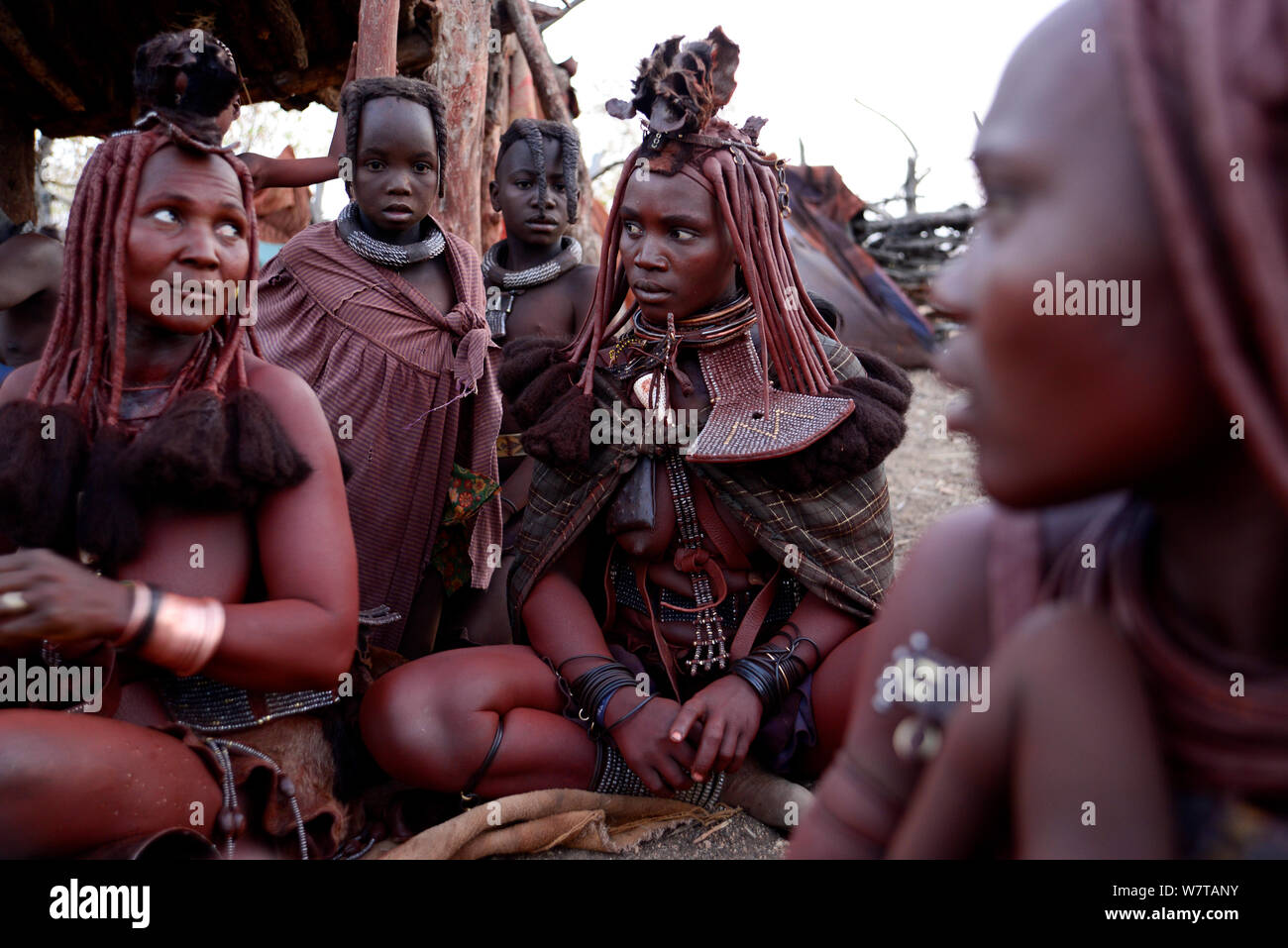 Himba people village hi-res stock photography and images - Alamy