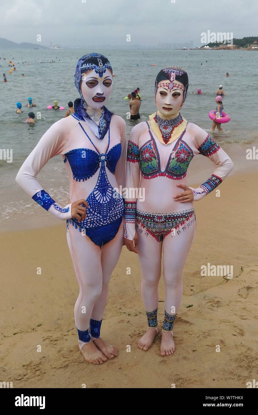 Chinese swimsuit full body sale