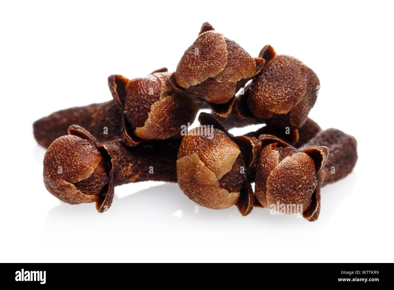 Dry clove buds isolated on white background Stock Photo Alamy