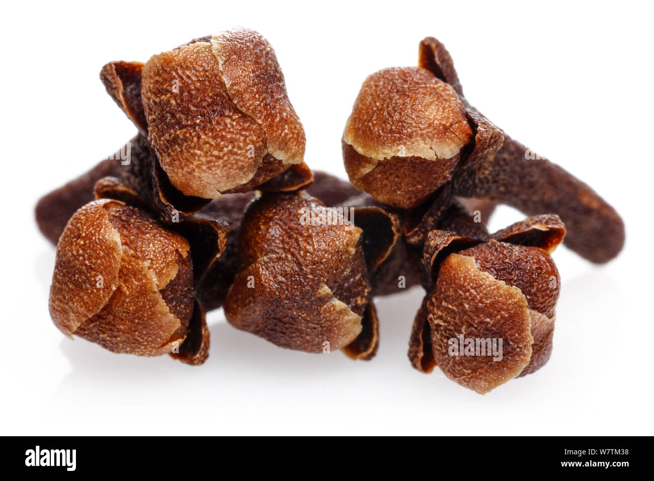 Dry clove buds isolated on white background Stock Photo Alamy