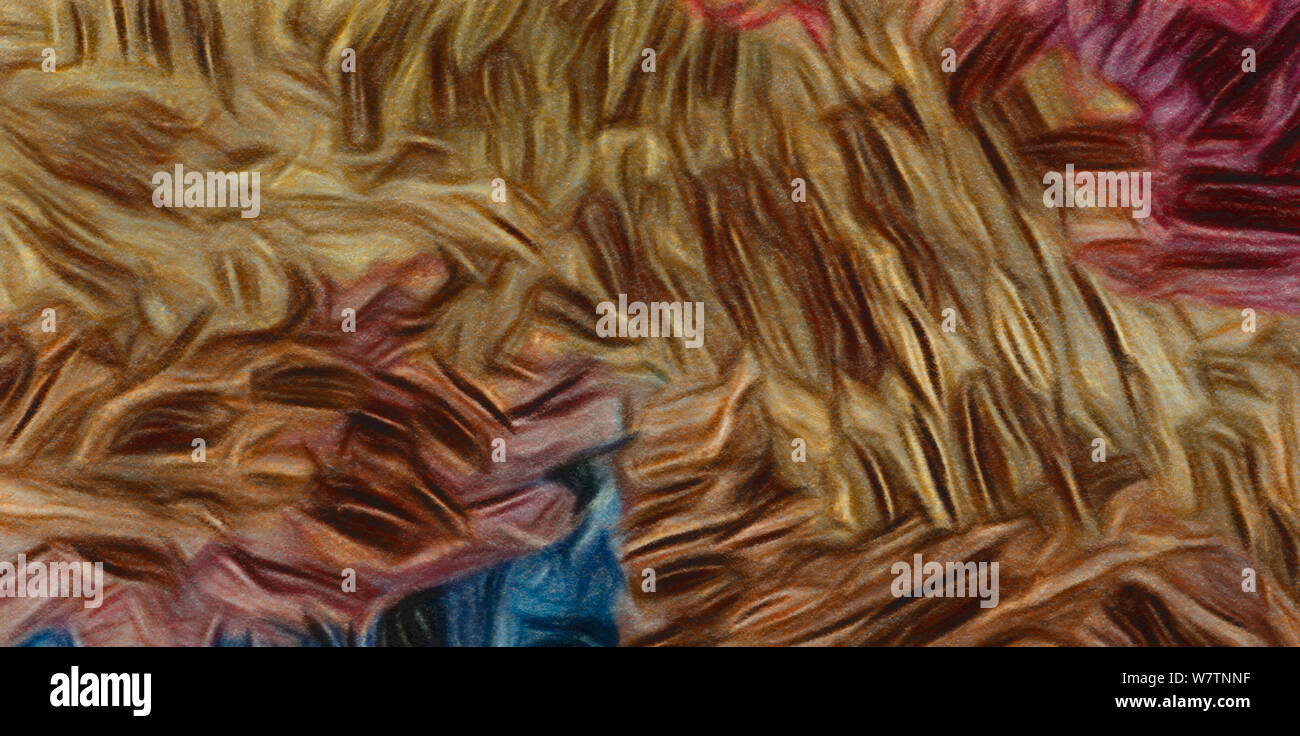 Abstract texture background. Digital painting in Vincent Van Gogh ...
